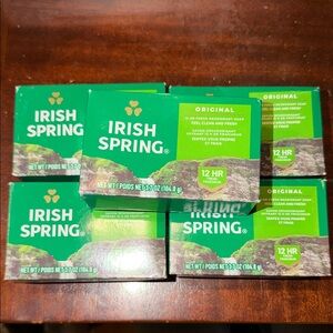 NWT Irish Spring Original Soap Bars (5 bars)